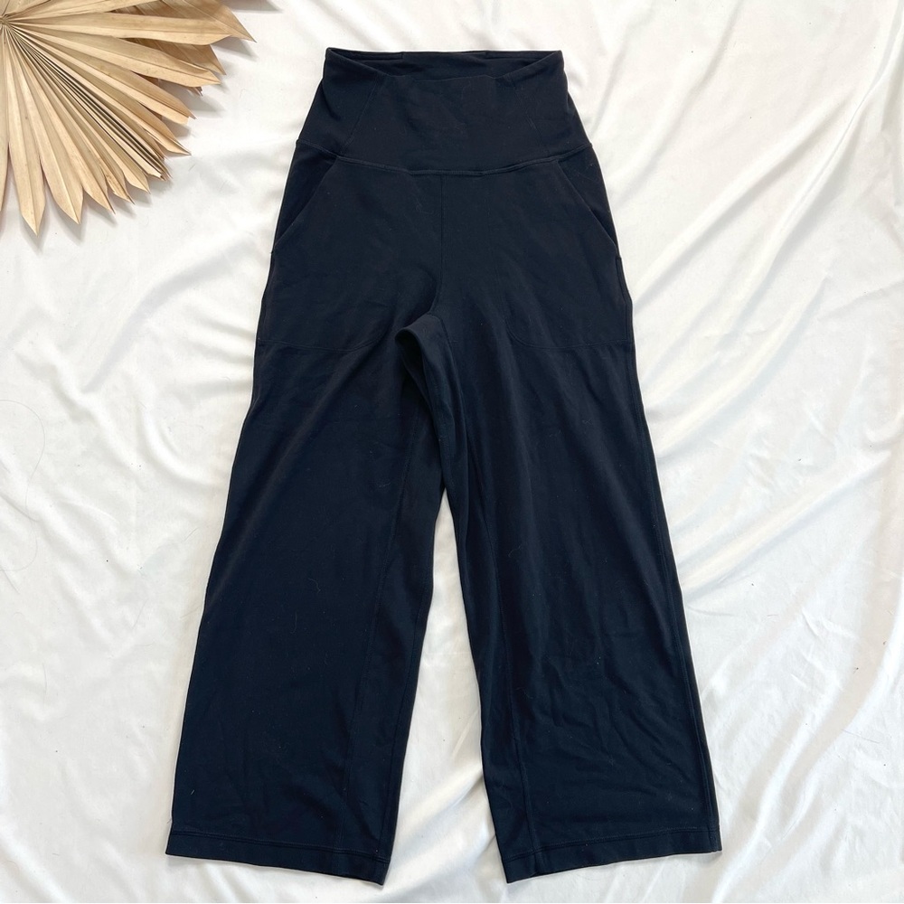 lululemon athletica Black Wide Leg Pants